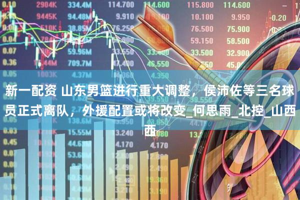 新一配资 山东男篮进行重大调整，侯沛佐等三名球员正式离队，外援配置或将改变_何思雨_北控_山西